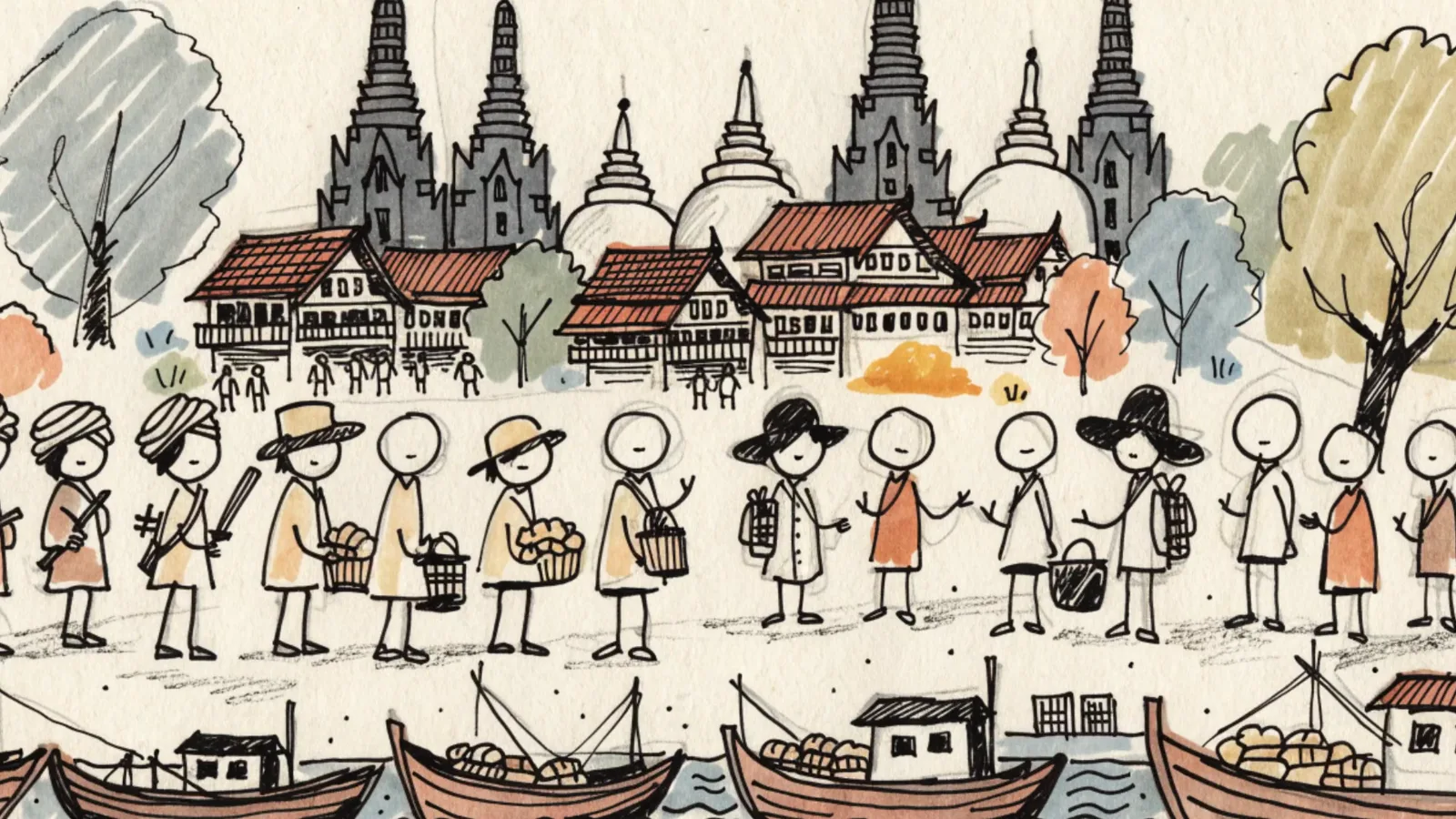 Ayutthaya, capital of Siam from 1351 to 1767