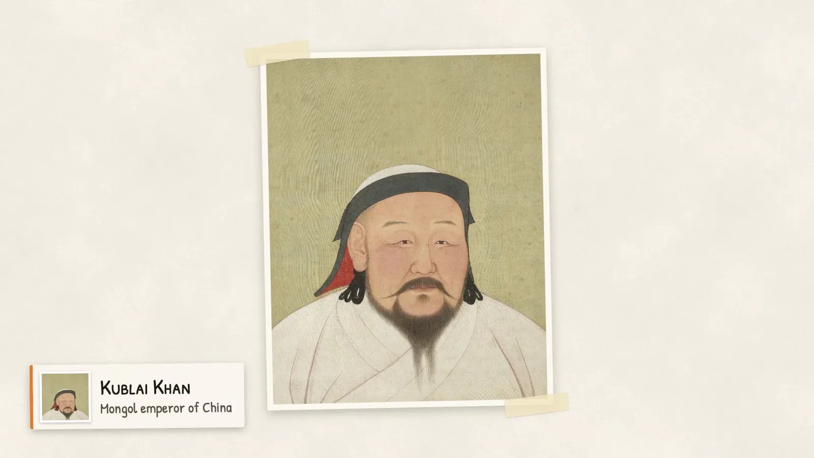 Kublai Khan, Mongol emperor of China